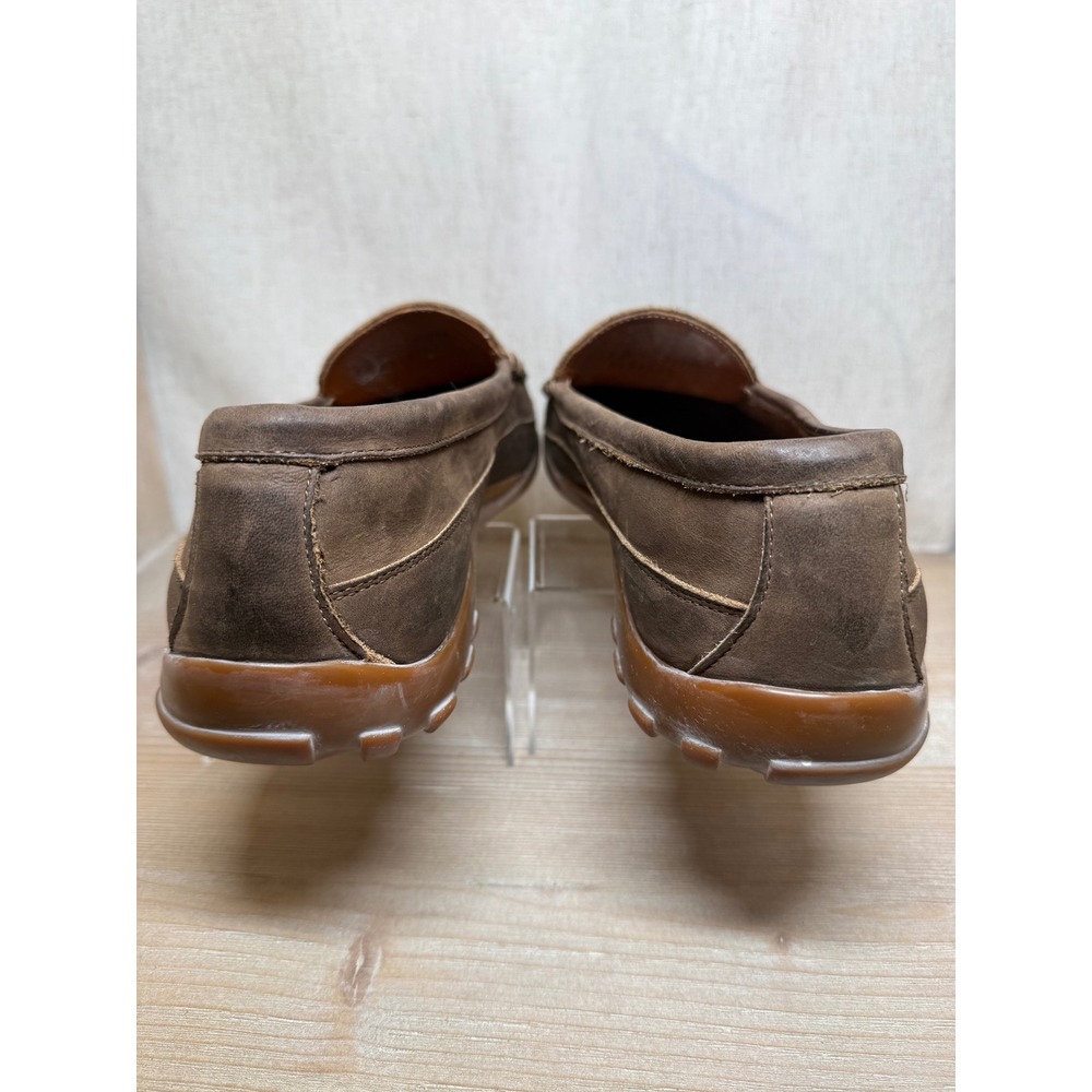 Allen Edmonds Boulder Mens 13 D Brown Leather Venetian Driving Loafers 7179 - Picture 4 of 8